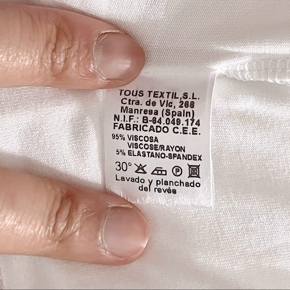 NWOT TOUS Button Up Long Sleeve Shirt with Bear Pin - Size XL - Picture 7 of 7